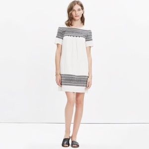 Madewell Cabana Jacquard Shift Dress